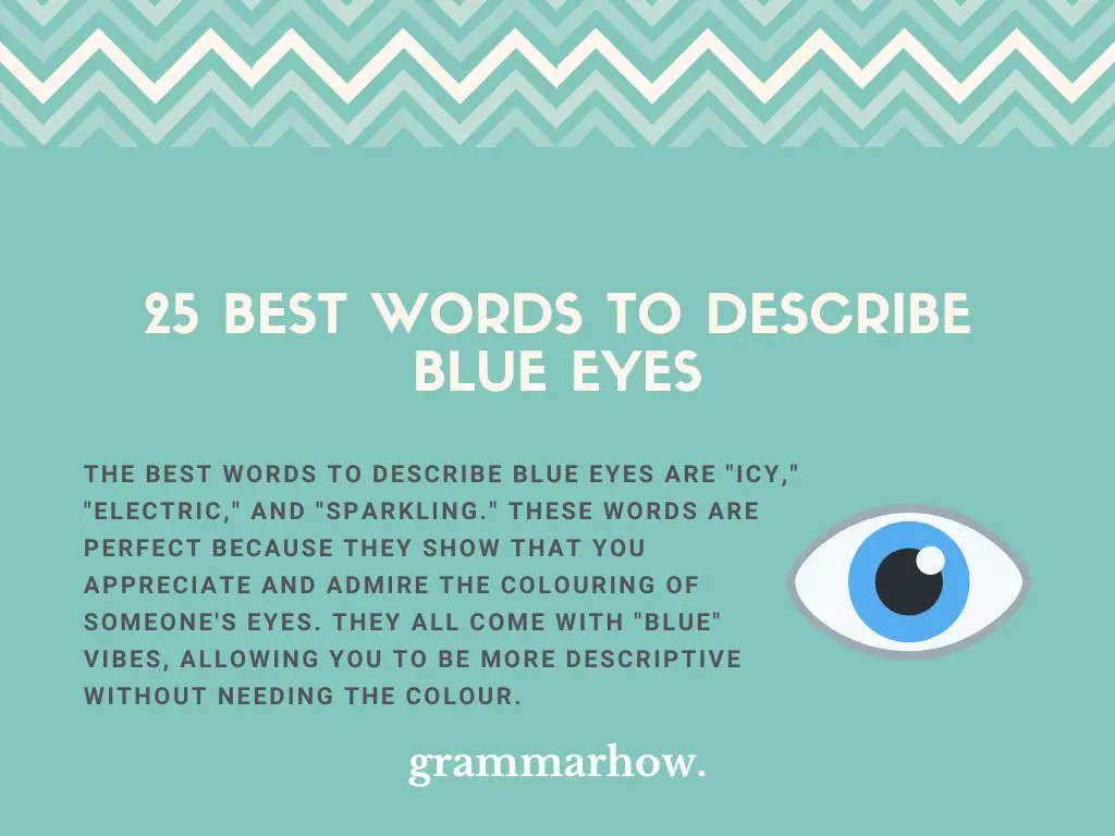 Best Words to Describe Blue Eyes