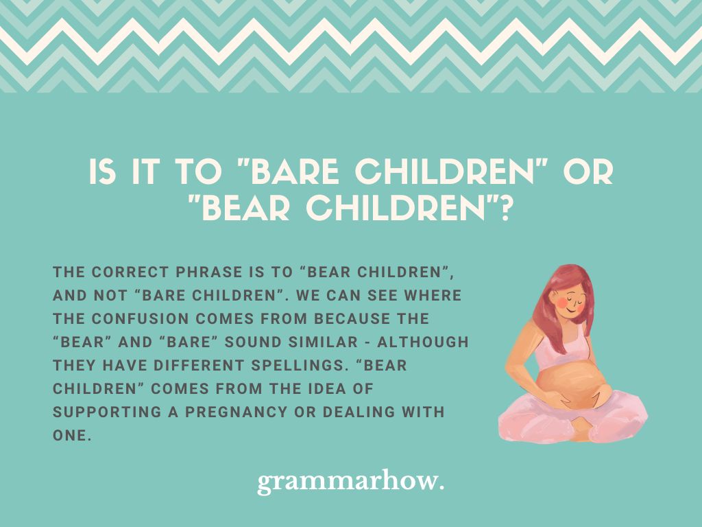 Is It to "Bare Children" or "Bear Children"? TrendRadars