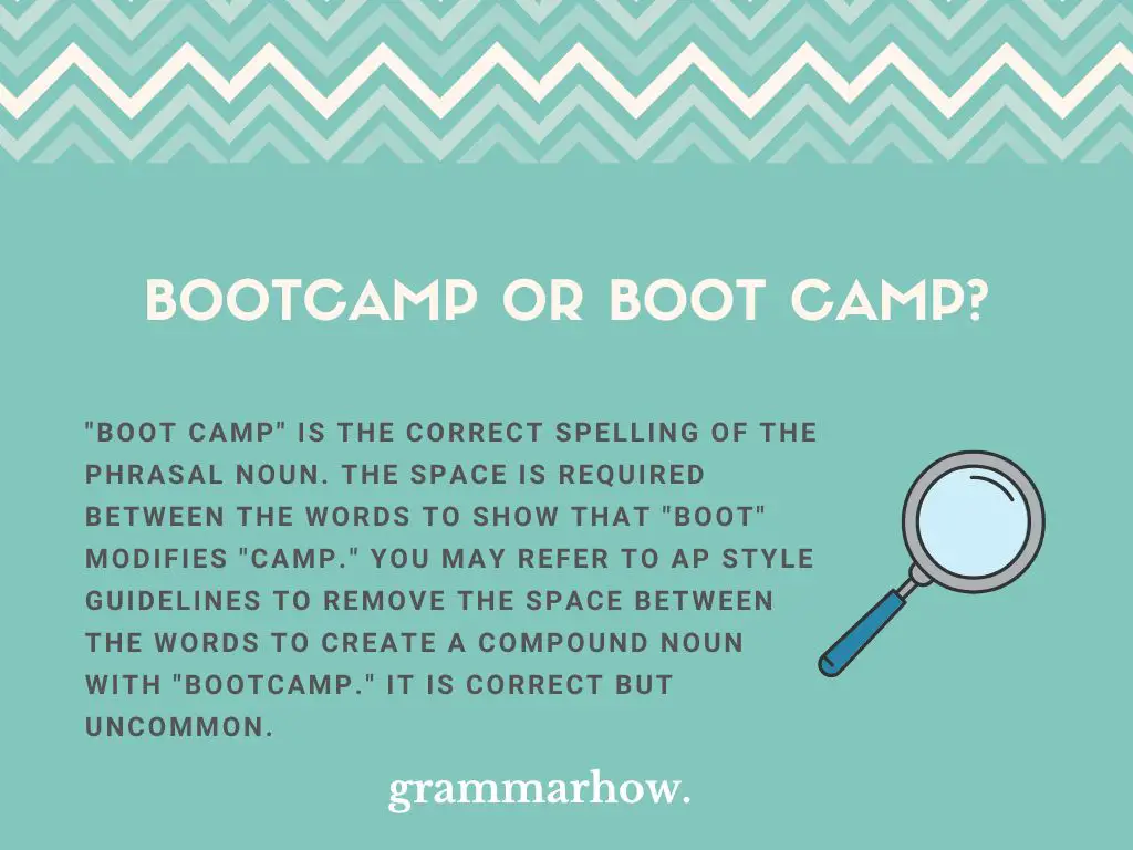 Bootcamp or Boot camp
