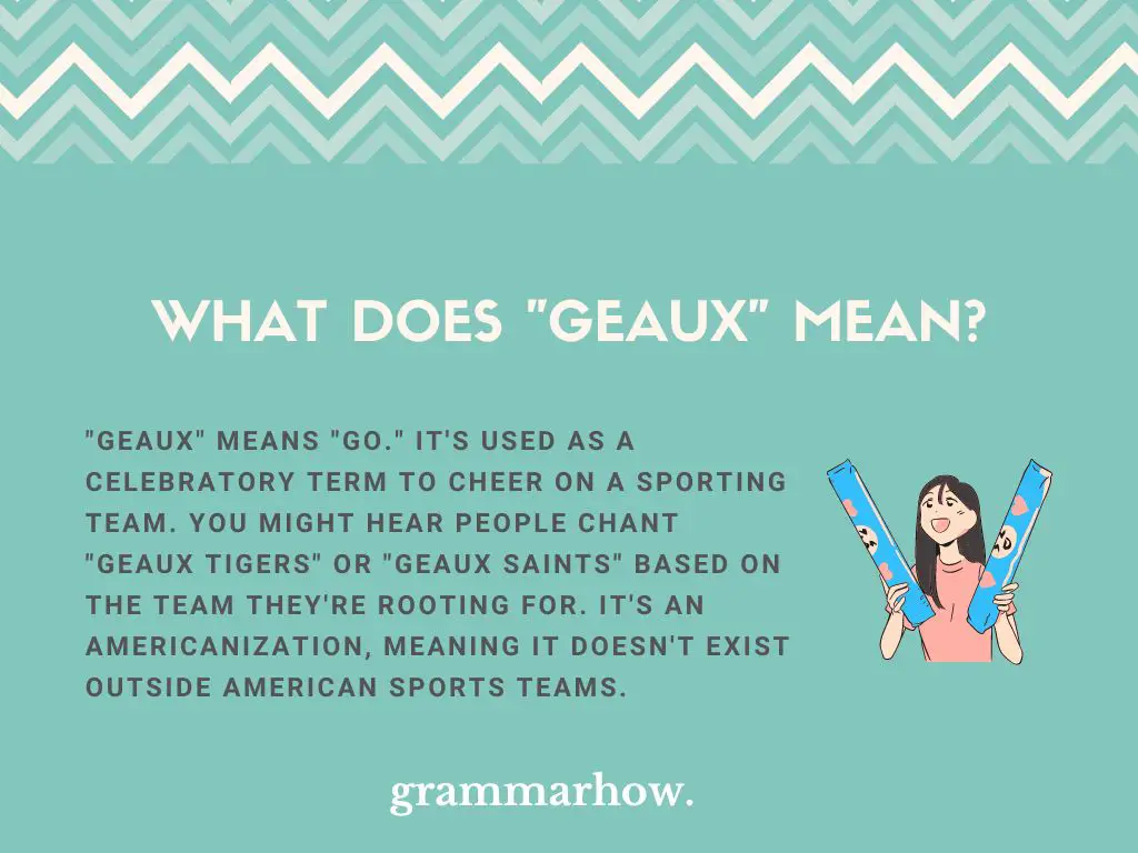Geaux meaning