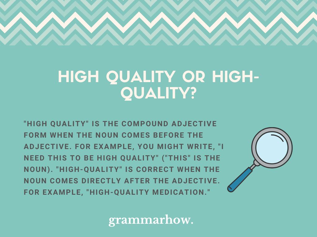 High Quality Vs High Quality Key Examples Explained