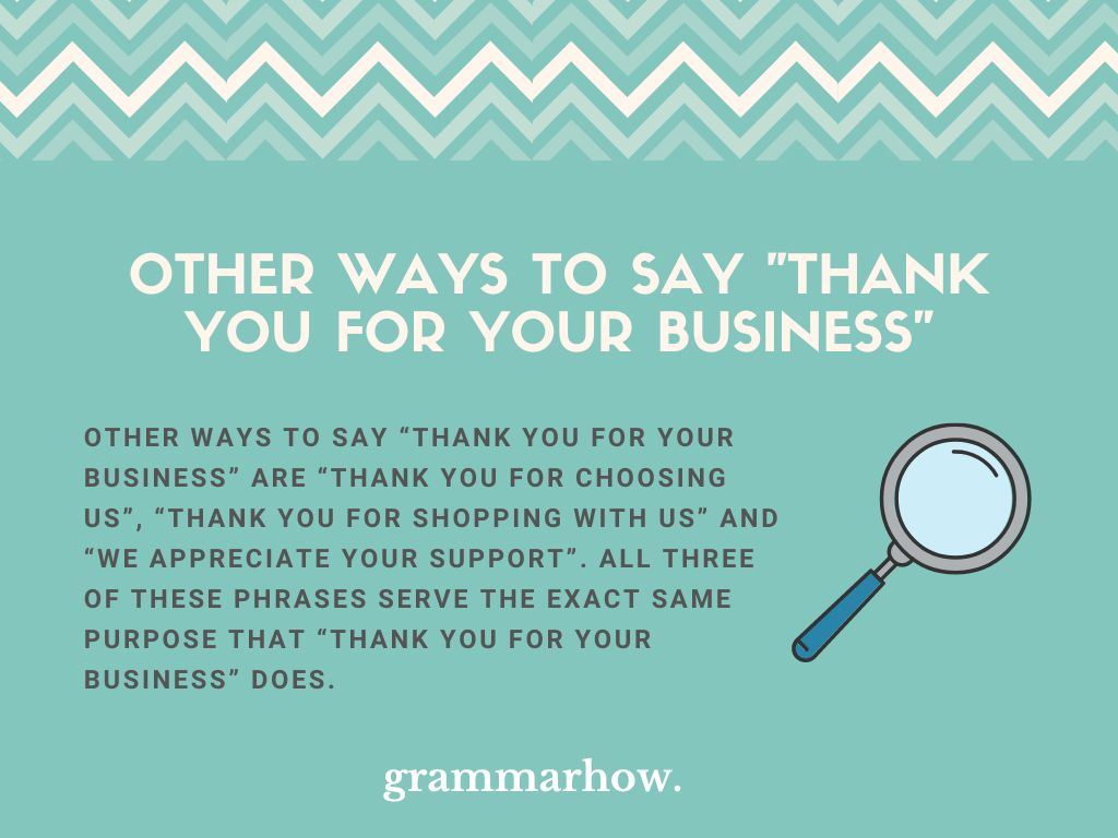 10 Other Ways To Say Thank You For Your Business 