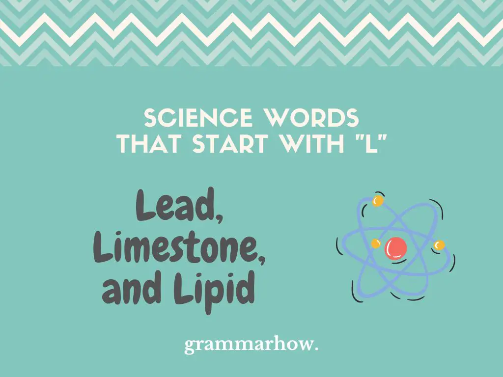 Science Words That Start With L