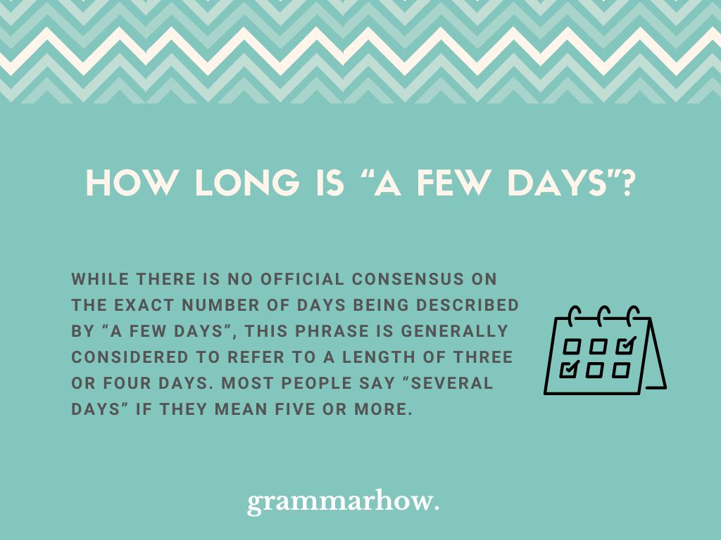 how-long-is-a-few-days