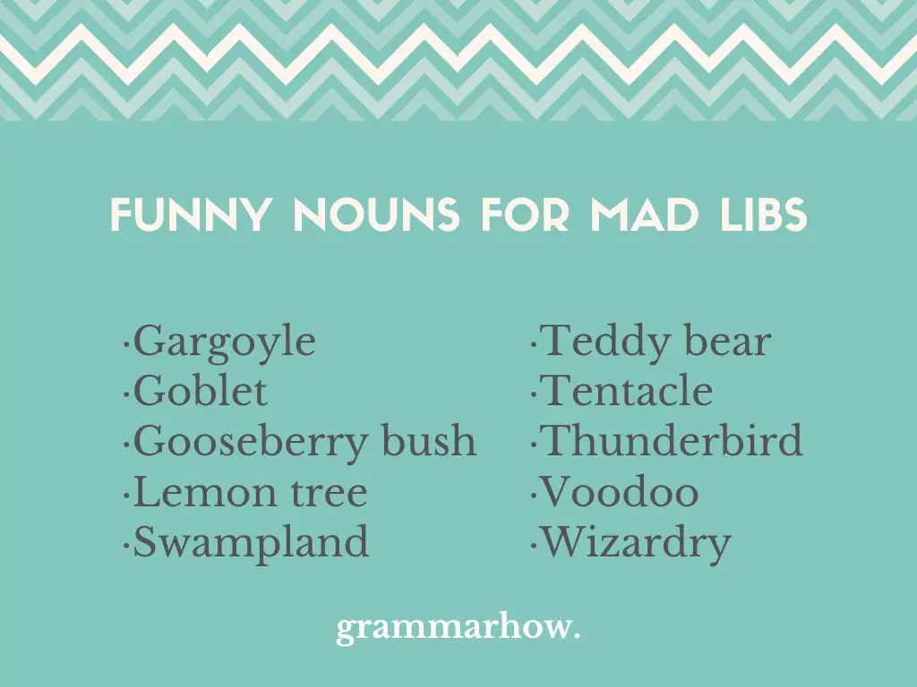 95 Funny Nouns [Alphabetic List & Top Picks]