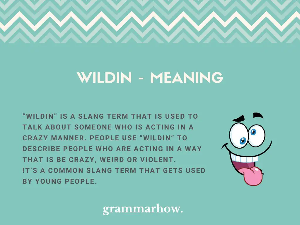 wildin meaning