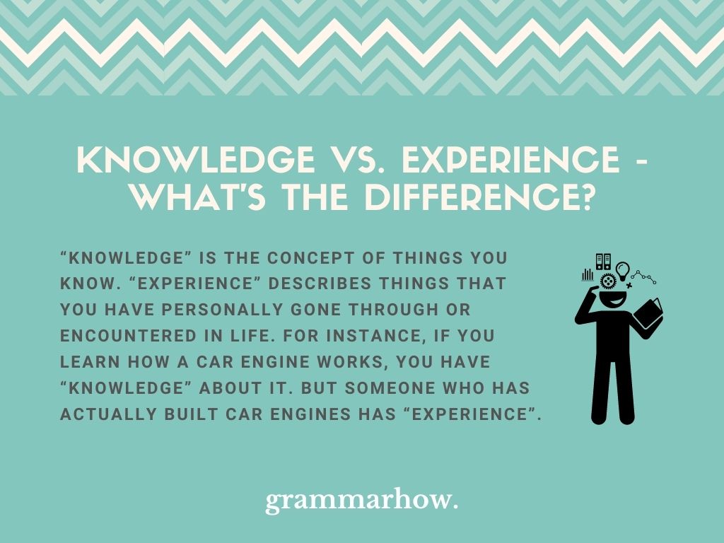 knowledge vs experience essay