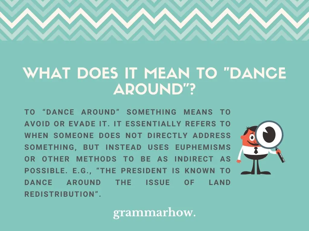 dance around meaning
