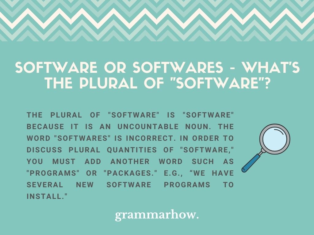 Software or Softwares - What's the Plural of "Software"? - TrendRadars