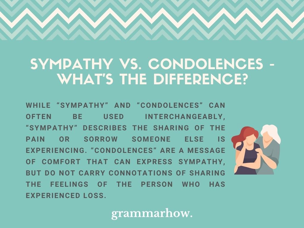 Sympathy vs. Condolences What's the Difference? TrendRadars